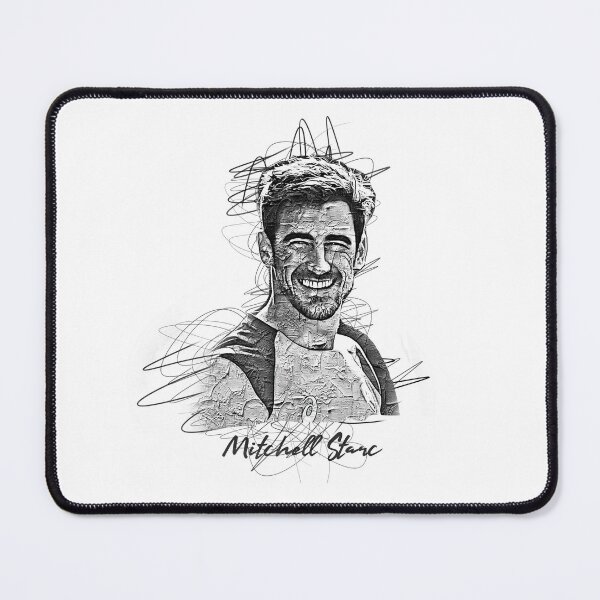 Item preview, Mitchell Starc Abstract Sketch Art designed and sold by graphic-genie.