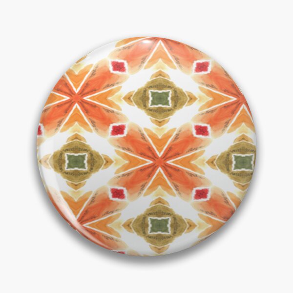 Item preview, Orange Lime Crush Pattern designed and sold by Shy Fractal Designs.