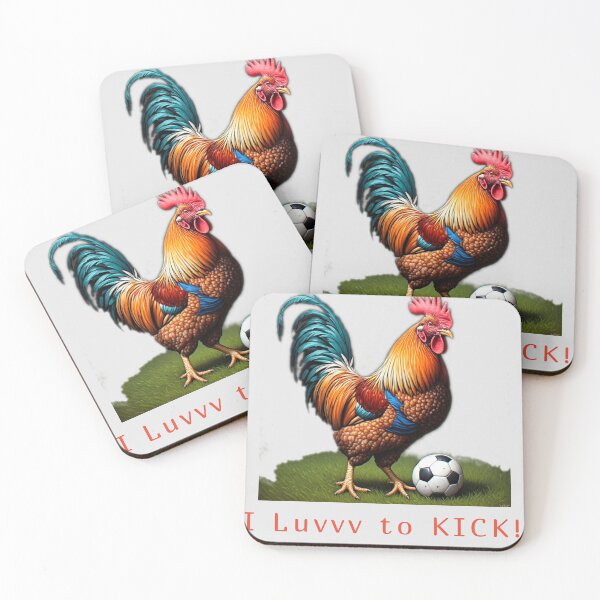 Item preview, I Luvvv to KICK. a funny soccer gift, for the soccer fans and animal lovers designed and sold by PiperParrot.