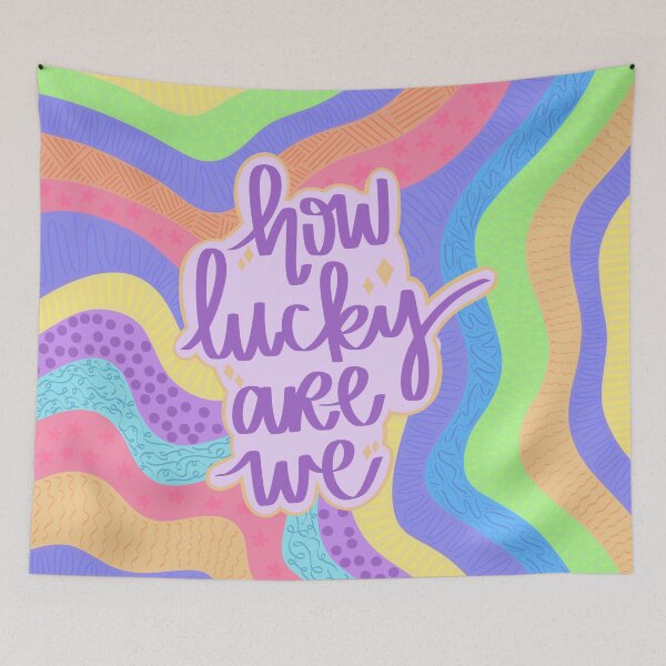 Item preview, How Lucky are We  designed and sold by she who creates.