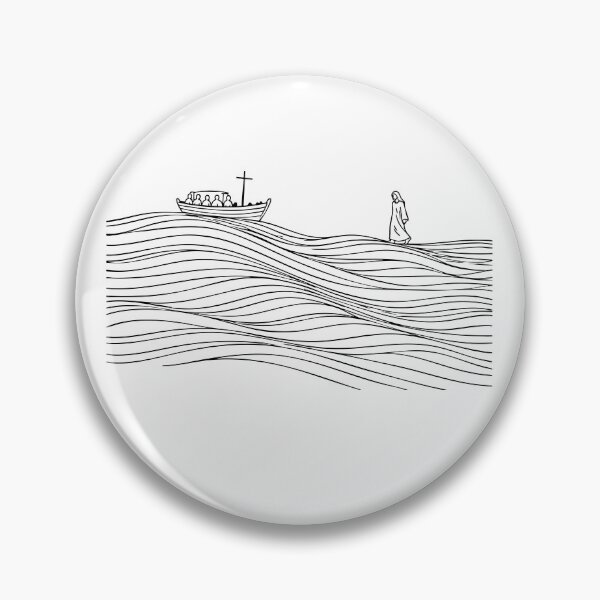 Item preview, Jesus Walking On Water designed and sold by Rivolli.