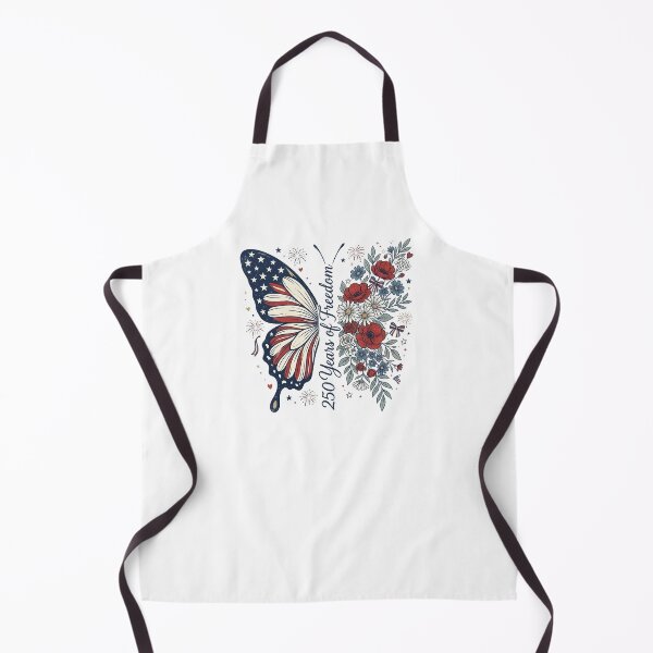 Item preview, butterfly American Flag flowers happy 4th July gift designed and sold by Amzkao.