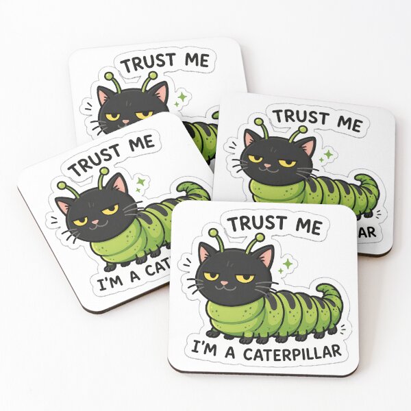 Item preview, Trust Me I'm a Caterpillar | sticker design  designed and sold by Mohitt09.