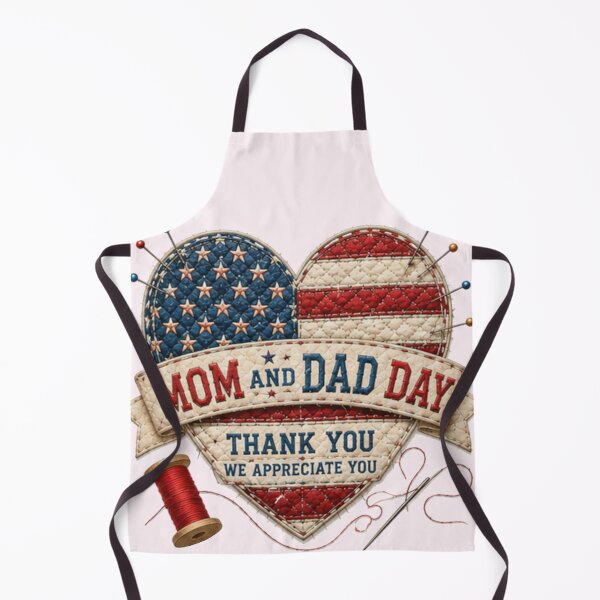 Item preview, Vintage Patchwork Happy Parents Day Mom and Dad designed and sold by Applecrunch.