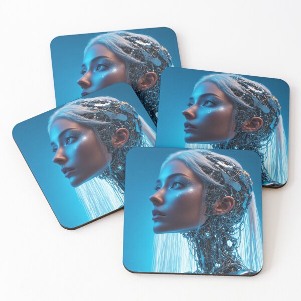 Item preview, Futuristic Cyborg Woman 2 designed and sold by 3dvirtualand.