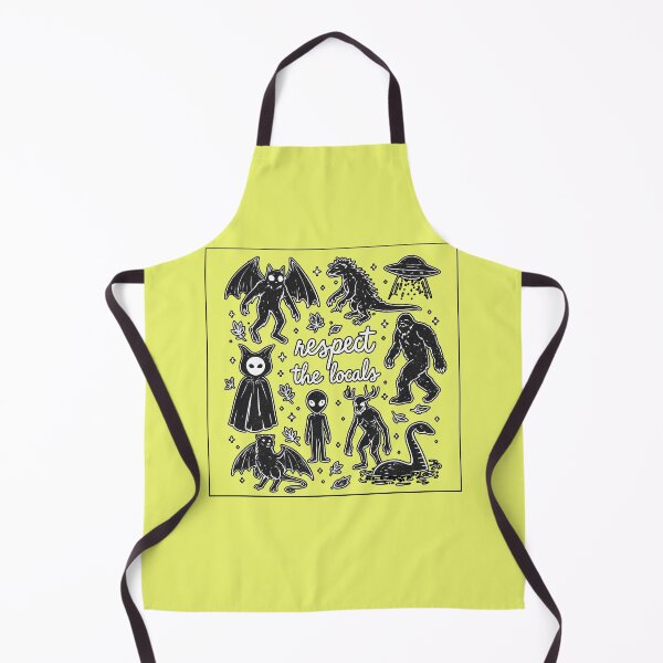 Item preview, Respect the Locals Cryptid, Mothman, Sasquatch, Bigfoot designed and sold by NoThoughtsCat.
