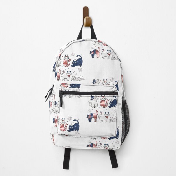 Item preview, funny cats American Flag happy 4th July gift designed and sold by Amzkao.