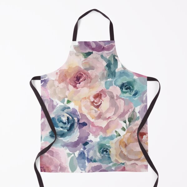 Item preview, Colorful Pastel Rose Floral Pattern designed and sold by SeaStarAlex.