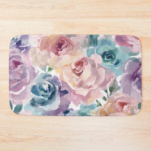 Item preview, Colorful Pastel Rose Floral Pattern  designed and sold by SeaStarAlex.