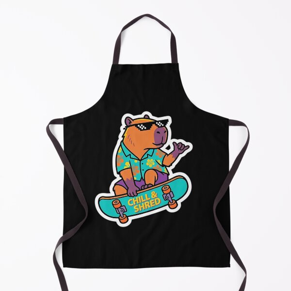 Item preview, Cool Skater Capybara Retro Sunglasses Sticker designed and sold by pattman.