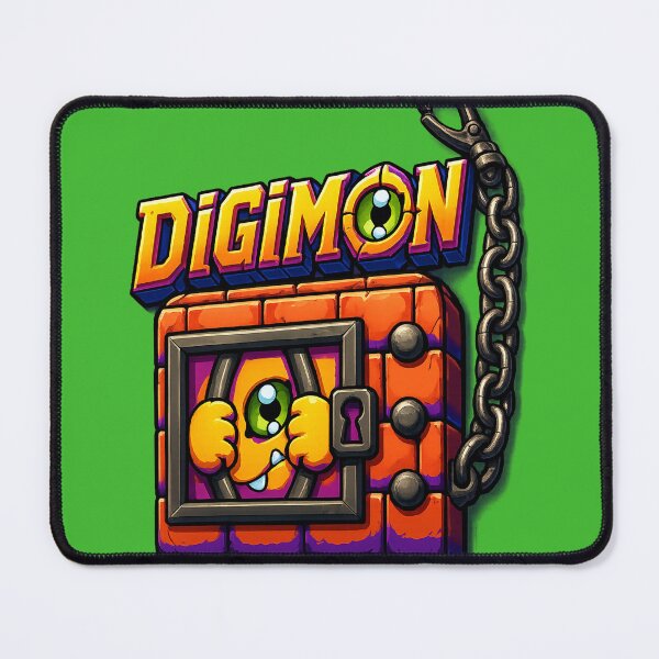 Item preview, DIGIMON Locked Behind Bars – Digital Monster Prison Design designed and sold by Espinazul.
