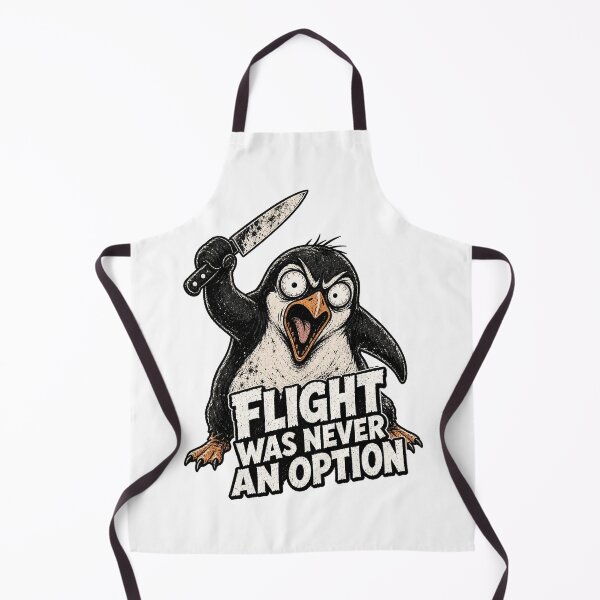 Item preview, Flight Was Never An Option | Funny Unhinged Penguin designed and sold by ChaosThreadsCo.