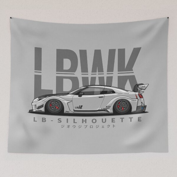 Item preview, LBWK Silhouette GTR R35 (Ultimate White) designed and sold by JioojiProject.