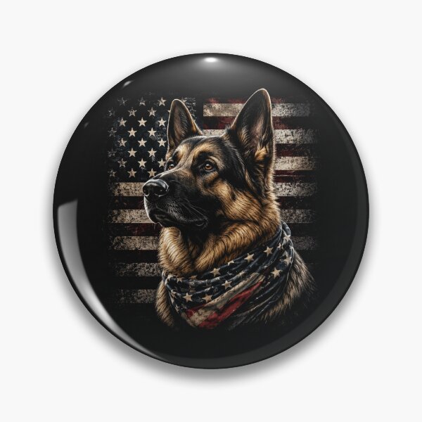 Item preview, Patriotic German Shepherd American Flag designed and sold by CleoJames.