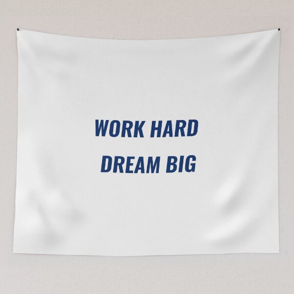 Item preview, WORK HARD DREAM BIG – Motivational Tee | Uncle Jichuan designed and sold by Uncle-Jichuan.