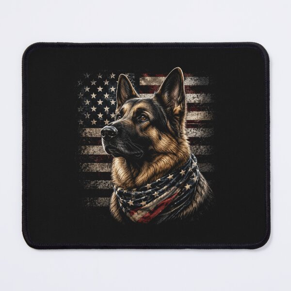 Item preview, Patriotic German Shepherd American Flag designed and sold by CleoJames.