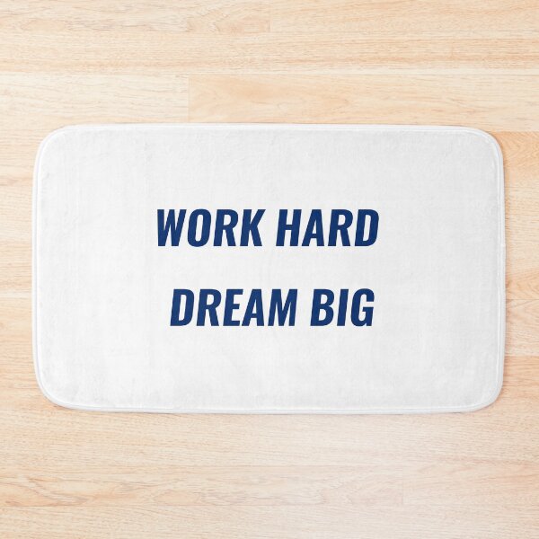 Item preview, WORK HARD DREAM BIG – Motivational Tee | Uncle Jichuan designed and sold by Uncle-Jichuan.