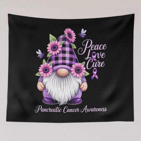 Item preview, Pancreatic Cancer Pancreatic Awareness Sublimation Purple Ribbon Cancer Support designed and sold by sailorjessiArt.