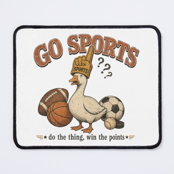 Item preview, Go Sports | Funny Anti-Sports Goose | Do The Thing Win The Points designed and sold by ChaosThreadsCo.