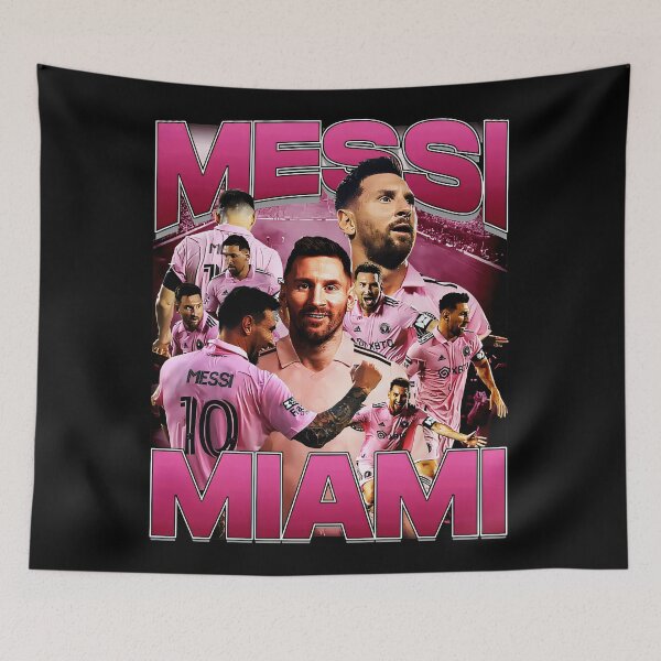 Artikelvorschau, Messi, Fußballspieler bei Inter Miami, Fußballlegende entworfen und verkauft von BalthQIK.
