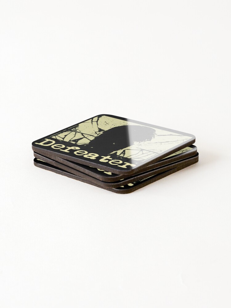 Thumbnail 4 of 5, Coasters (Set of 4), Distressed Profile Script Word designed and sold by Random-Toon.