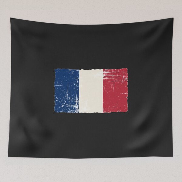 Item preview, Distressed French Flag designed and sold by PixorStudio.