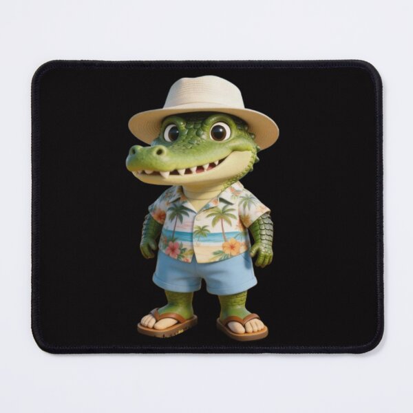 Item preview, Baru the Tropical Crocodile designed and sold by The Aussie Muse • Purple Empress .