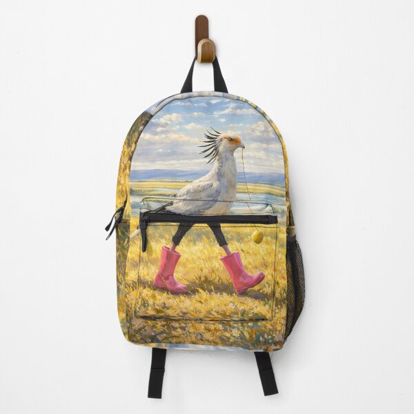 Item preview, Secretary Bird in Wellies Playing Yoyo designed and sold by M-Y-A-R-T-.