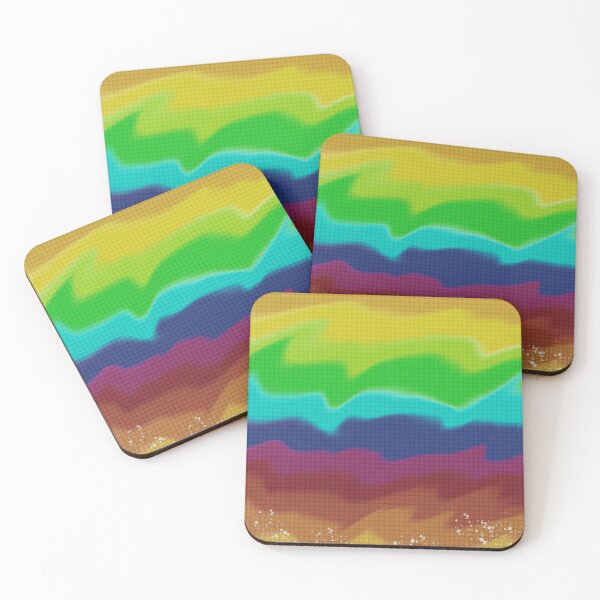 Item preview, Colorful abstract rainbow background with halftone grid texture. designed and sold by AjjimaJKM.