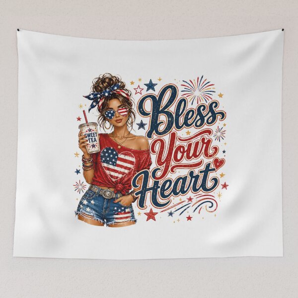 Item preview, Bless Your Heart | 4th of July designed and sold by Katybmadeit.