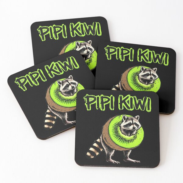 Aperçu de l'œuvre PIPI Kiwi personnage raton laveur Kiwi italien Brainrot Meme créée et vendue par Kitkin.