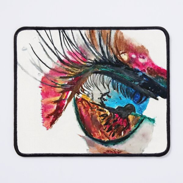 Item preview, Colorful Soul – Abstract Watercolor Eye Art designed and sold by GemniShop.