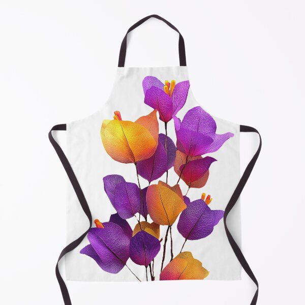 Item preview, Vibrant Purple and Orange Tropical Floral designed and sold by colorful-white.