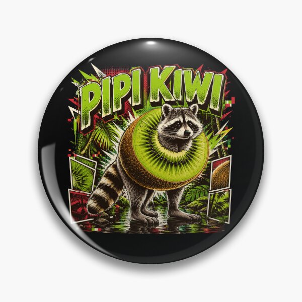 Item preview, Pipi Kiwi Raccoon Meme Funny Gen Z Brainrot Animal Pun designed and sold by Kitkin.