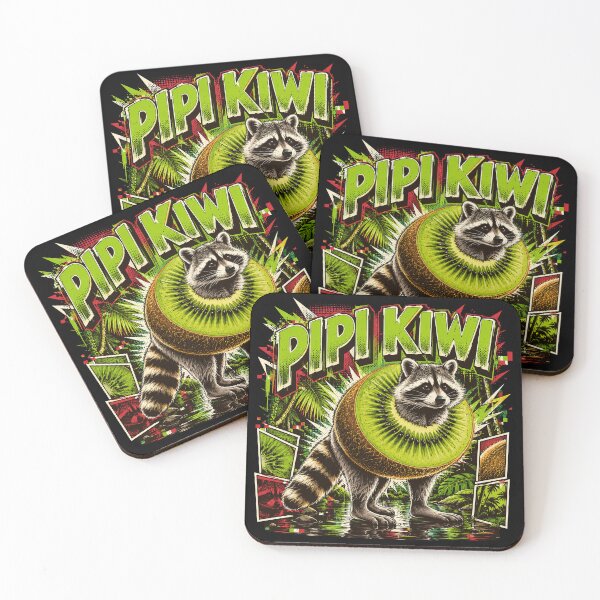 Item preview, Pipi Kiwi Raccoon Meme Funny Gen Z Brainrot Animal Pun designed and sold by Kitkin.