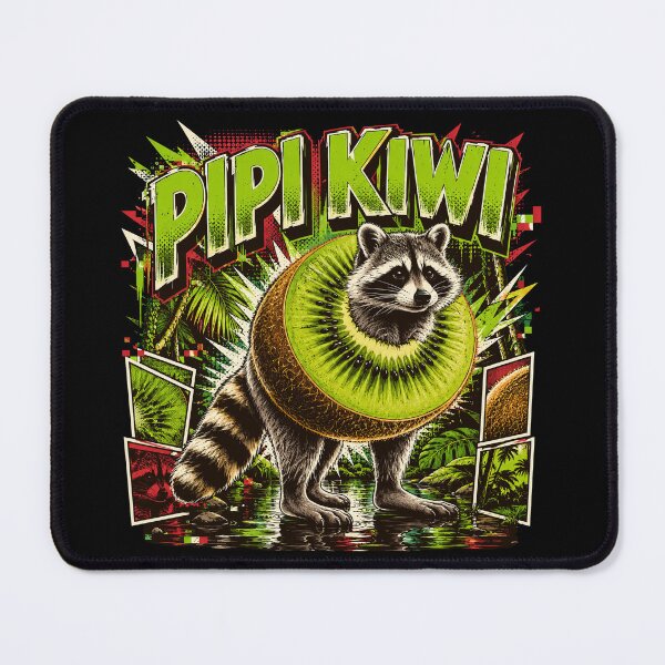 Item preview, Pipi Kiwi Raccoon Meme Funny Gen Z Brainrot Animal Pun designed and sold by Kitkin.