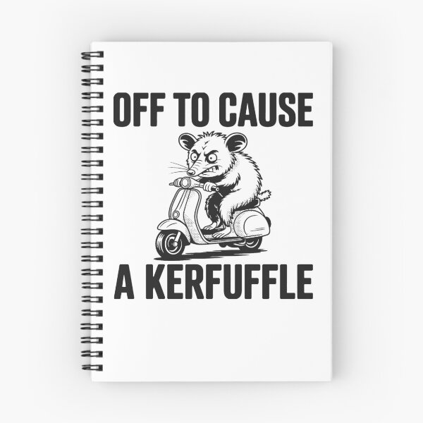 Item preview, Off to Cause a Kerfuffle Funny Possum Shirt Sarcastic Humor Chaos Animal Gift designed and sold by ChaosThreadsCo.