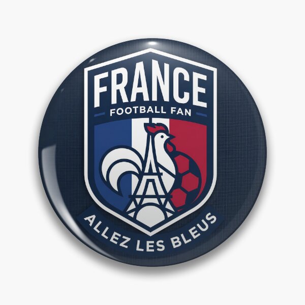 Item preview, France Football Fan Crest designed and sold by PixorStudio.