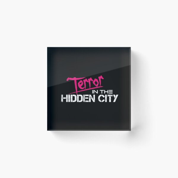 Item preview, Terror In The Hidden City Typo Design designed and sold by Random-Toon.