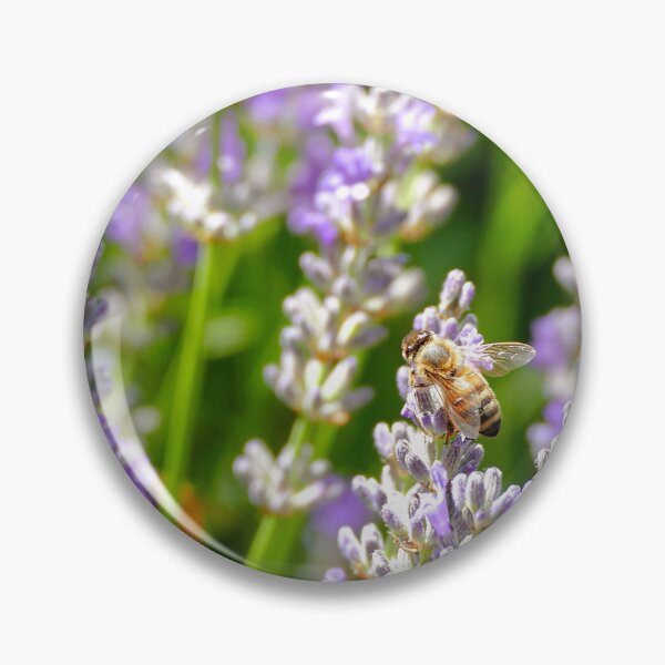 Item preview, Honey Bee on the Purple Lavender designed and sold by jaynerushton.