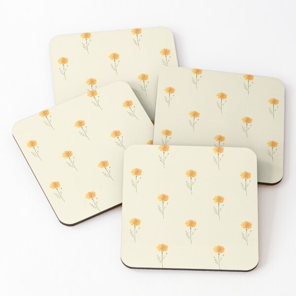 Item preview, Marigold Floral Pattern designed and sold by Farnwirbel – Art.
