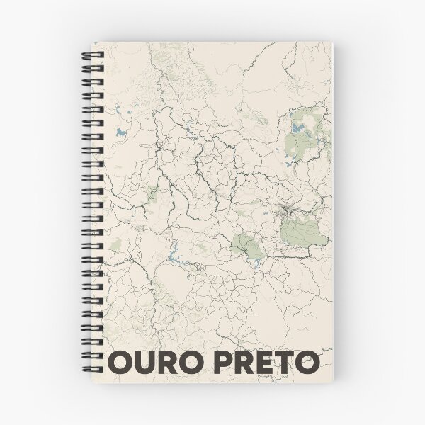 Item preview, Ouro Preto Map designed and sold by MapsNerd.