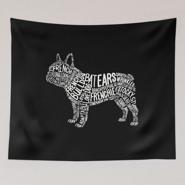 Item preview, French Bulldog Word Art Frenchie Dog Lover Gift designed and sold by clickbongski.