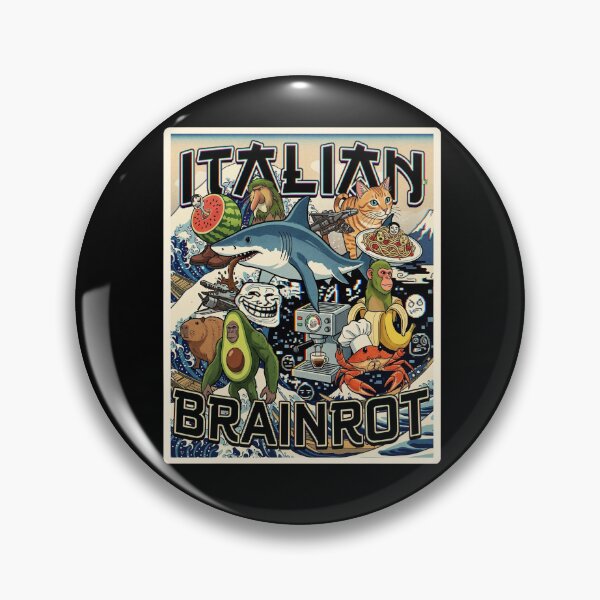Item preview, Italian Brainrot Meme Gen Z Chaos Absurdist Humor Design designed and sold by Kitkin.