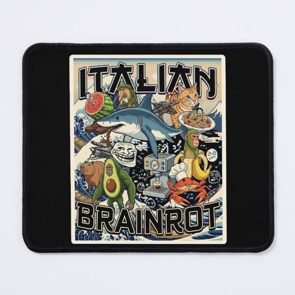 Item preview, Italian Brainrot Meme Gen Z Chaos Absurdist Humor Design designed and sold by Kitkin.