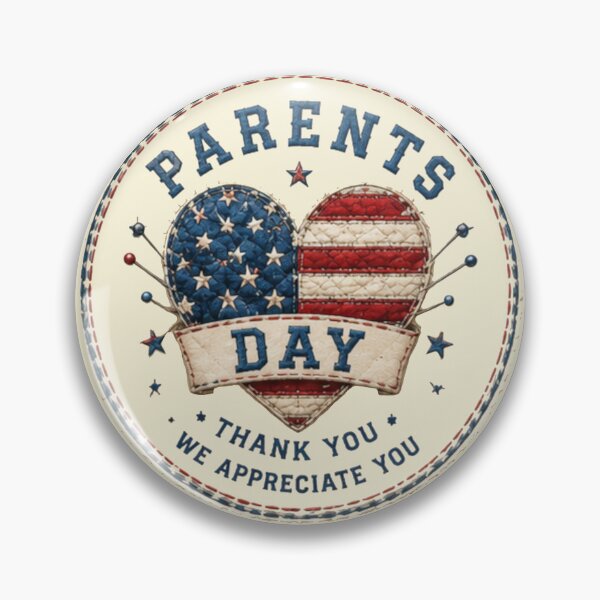 Item preview, Vintage Patchwork Happy Parents Day Mom and Dad designed and sold by Applecrunch.