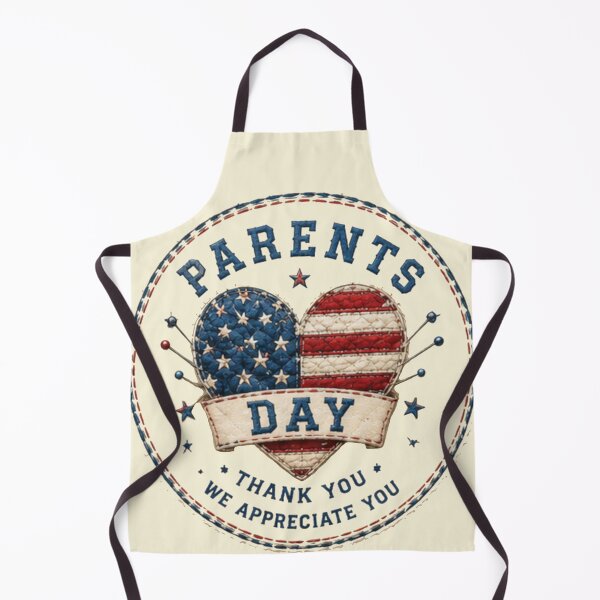 Item preview, Vintage Patchwork Happy Parents Day Mom and Dad designed and sold by Applecrunch.