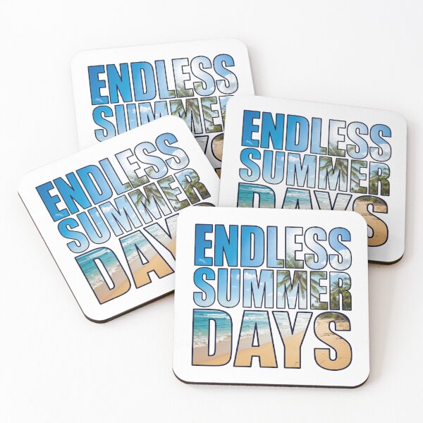 Item preview, Endless Summer Days Beach Typography Wall Art designed and sold by Anastasiia Yurevych.