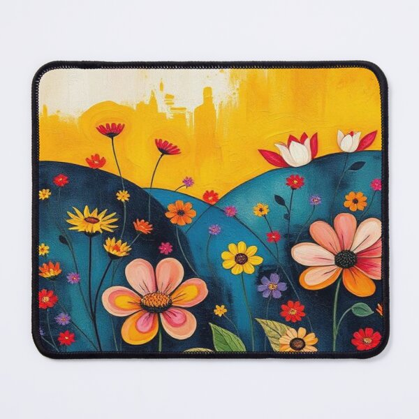 Item preview, Textured Floral Minimalist Lanscape designed and sold by AllAroundArtist.