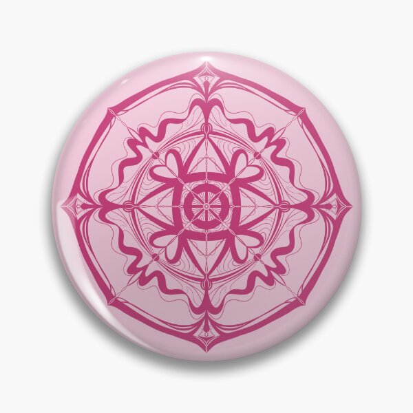 Item preview, Pink Evil Eye Protection Mandala, Positive Affirmations, Manifestation Art, Lucky Vibes designed and sold by SpringTeaDesigns.